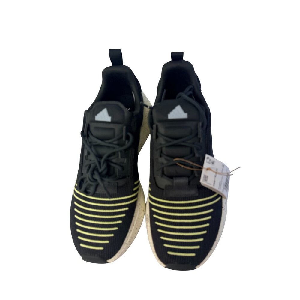 New Adidas Men's Swift Run 23 Shoes Black Lime Size 10 Tags Running Sneakers - Picture 4 of 12